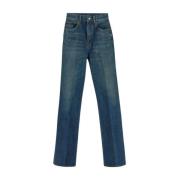 Dames Denim Mode Saint Laurent , Blue , Dames