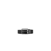 Polyurethaan gecoate polyester riem Armani Exchange , Black , Heren