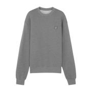 Vos Katoenen Sweatshirt Maison Kitsuné , Gray , Heren