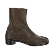 Leren Tabi Laars Maison Margiela , Brown , Heren