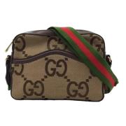 Pre-owned Canvas gucci-bags Gucci Vintage , Beige , Dames