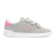 Lage suède sneakers met contrasterende hiel Polo Ralph Lauren , Gray ,...