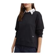 Sweatshirt poplin mix sweat met handtekening 08k245w1814 Karl Lagerfel...