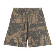 Groene shorts voor heren Acne Studios , Multicolor , Heren