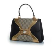 Pre-owned Leather gucci-bags Gucci Vintage , Black , Dames