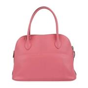 Pre-owned Leather handbags Hermès Vintage , Pink , Dames