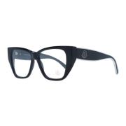 Zwarte Vlinder Optische Frames met Hoes Moncler , Black , Dames