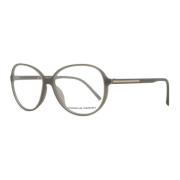 Grijze Ronde Optische Monturen voor Vrouwen Porsche Design , Gray , Da...