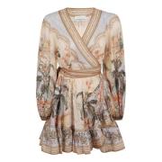 Blauwe Jurk voor Vrouwen Elegante Stijl Zimmermann , Multicolor , Dame...