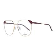 Gouden Aviator Metalen Optische Frames voor Vrouwen Ana Hickmann , Yel...