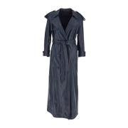 Leren Glov Coat Salvatore Santoro , Gray , Dames