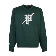 Groene Sweatshirt Aw24 Herenmode Polo Ralph Lauren , Green , Heren