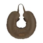 Leren handtas met handvat MM6 Maison Margiela , Brown , Dames