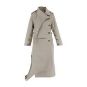 Katoenen Trenchcoat Courrèges , Gray , Dames