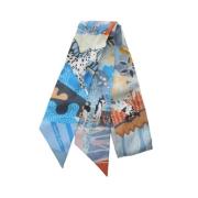 Pre-owned Silk scarves Hermès Vintage , Multicolor , Dames