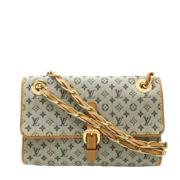 Pre-owned Canvas shoulder-bags Louis Vuitton Vintage , Beige , Dames