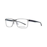 Titanium Rechthoekige Optische Frames met Hoes Porsche Design , Gray ,...