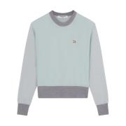 Wol Vos Trui Maison Kitsuné , Blue , Dames