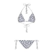 Driehoekige Bikini van Polyamide Dolce & Gabbana , White , Dames