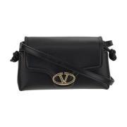 Leren Mini Tas Valentino Garavani , Black , Dames