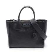 Pre-owned Leather prada-bags Prada Vintage , Black , Dames