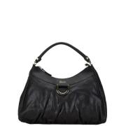 Pre-owned Leather gucci-bags Gucci Vintage , Black , Dames