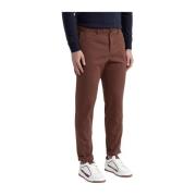 Stretch katoenen chino's Peserico , Brown , Heren