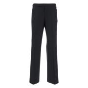 Wollen Klassieke Broek Lardini , Black , Heren