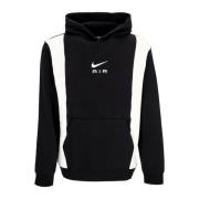 Air Po Hoodie Fleece Sweatshirt Nike , Black , Heren