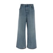 Losse Jeans van katoen Valentino , Blue , Heren