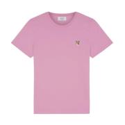 Vos Katoenen T-Shirt Maison Kitsuné , Pink , Dames