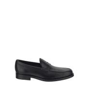 Leren Loafer Schoen Tod's , Black , Heren