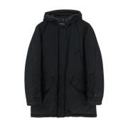 Polar Parka Katoenen Jas Woolrich , Black , Heren