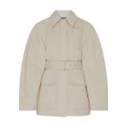 Bari Polyester Jas Jacquemus , Beige , Dames