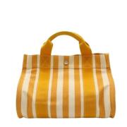 Pre-owned Canvas handbags Hermès Vintage , Multicolor , Dames