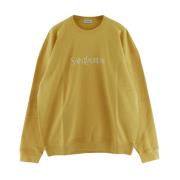 Katoenen Logo Sweatshirt Saint Laurent , Yellow , Heren