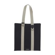 Canvas Tote Tas met Touw Jacquemus , Black , Heren