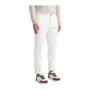 Katoenen ribfluwelen chino's Peserico , White , Heren