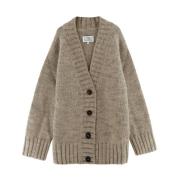 Wol Alpaca Vest Maison Margiela , Beige , Dames