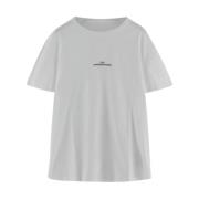 Katoenen Logo T-shirt Maison Margiela , White , Heren