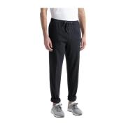 Katoenmix joggers Peserico , Black , Heren