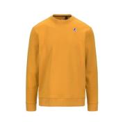 Stijlvolle Poly Hoodie K-Way , Yellow , Heren