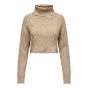 Stijlvolle Breigoed Collectie Only , Brown , Dames