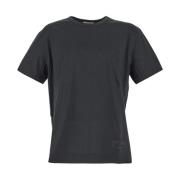 Katoenen Logo T-shirt Valentino , Black , Heren