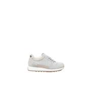 Suède nubuck leren sneakers Peserico , Gray , Dames