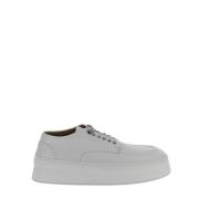 Leren Derby Schoen Marsell , White , Dames