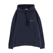 Katoenen Logo Sweatshirt Valentino , Blue , Heren