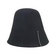 Wollen vilt lampenkap hoed Peserico , Black , Unisex