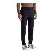 Katoenen chino's met zakken Peserico , Blue , Heren