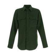 Katoenen Werkshirt Rick Owens , Green , Heren